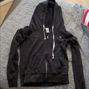 PINK black zip up
